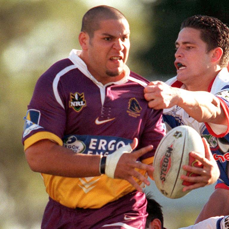 He made his NRL debut with the Broncos in 2000. Picture: David Kapernick