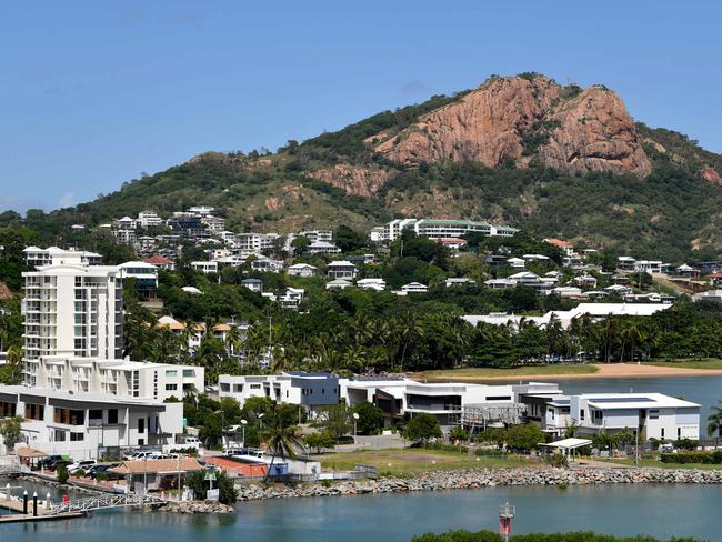 View of Townsville and Castle Hill from the roof of Ardo. Picture: Evan Morgan