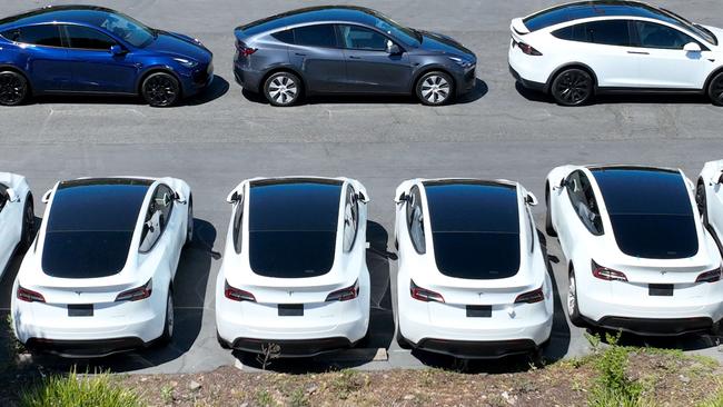 Tesla sold 254,000 vehicles between April and June. Picture: Justin Sullivan/Getty Images/AFP