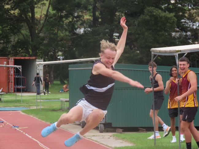 The 100m was on the schedule at Thursday's Tasmanian High Schools Statewide Athletics Carnival in Launceston. Picture: Jon Tuxworth