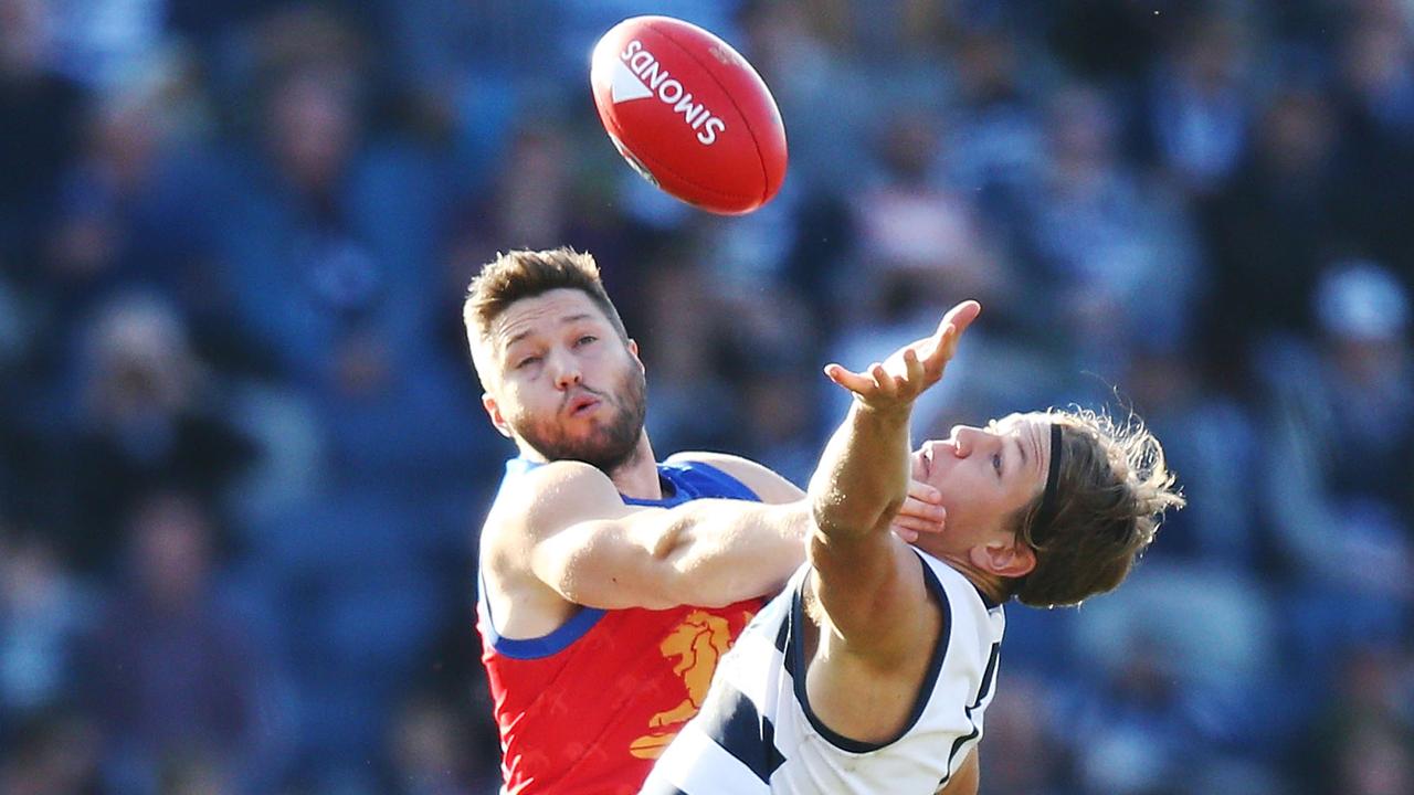 Brisbane’s Stefan Martin has reportedly been sounded out by Geelong.