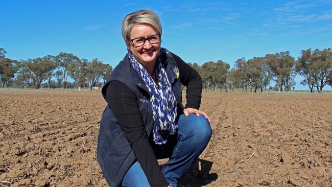 Belinda Anderson, Henty Machinery Field Days chief executive, has welcomed 30mm of rain at the site.