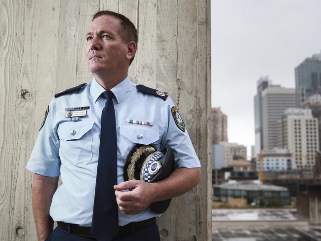 NSW Police Commissioner Mick Fuller: “We need to move quickly to continue to disrupt terrorism.” Picture: Dylan Robinson