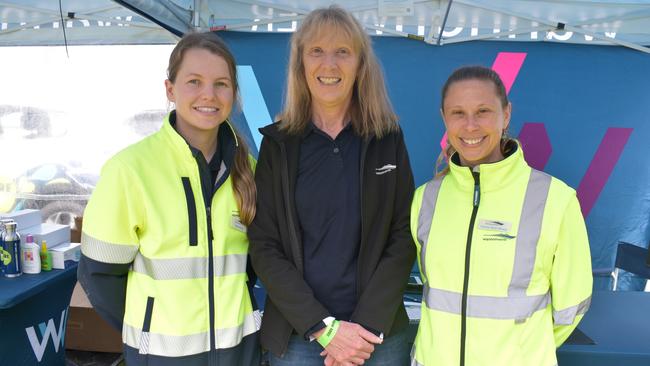 Grace Davey, Glenda McNeil and Tatiana Resk from Wannon Water.