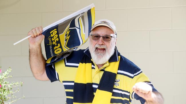 Bayview Heights resident Tony Francis will be one of 2000 North Queensland Cowboys fans in attendance at Saturday night's NRL match against the Newcastle Knights at Queensland Country Bank Stadium. PICTURE: STEWART McLEAN