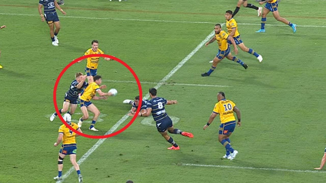 Mitchell Moses forward pass grab