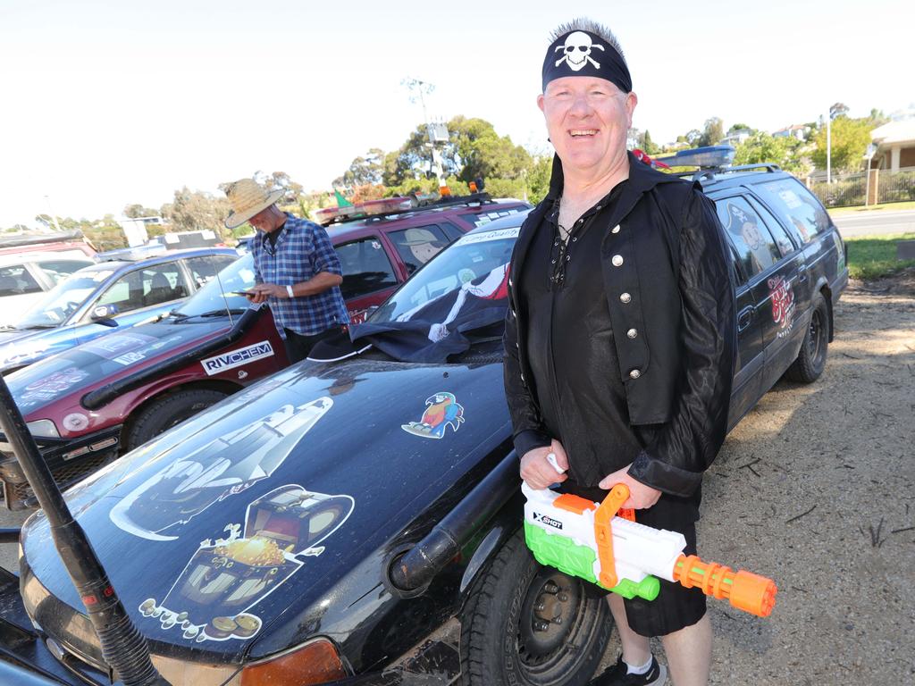 Tony Porter in the Black Pearl car. Picture: Mark Wilson