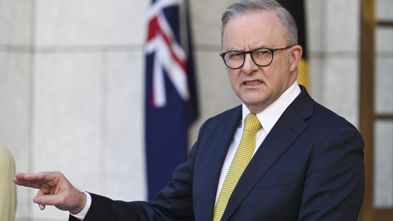 Prime Minister Anthony Albanese refused to rule out changes to negative gearing. Picture: NewsWire / Martin Ollman