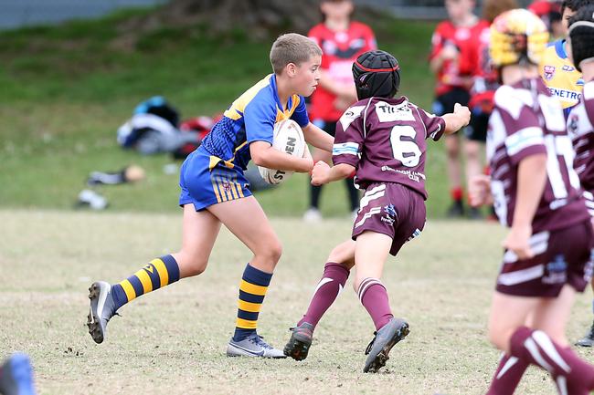 A Rugby League Gold Coast junior gala day at Burleigh Bears Junior Rugby League Club. Under 14s. Coomera vs Burleigh. 5 September 2021 Miami Picture by Richard Gosling