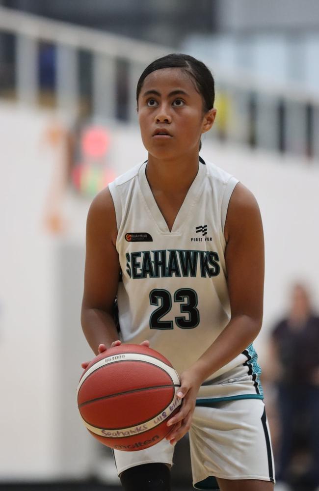 North Gold Coast Seahawks player Isabella Ioane.