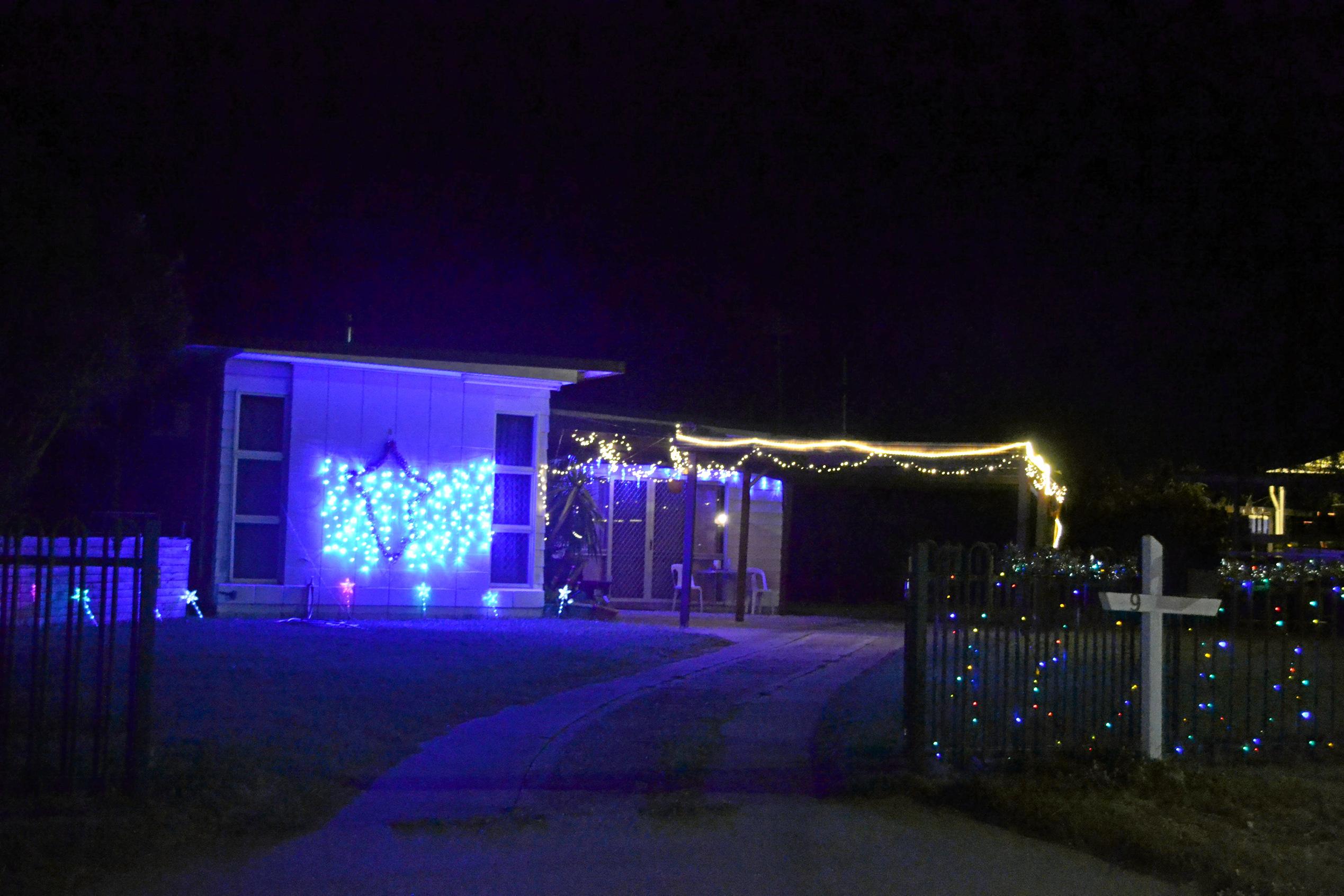 Roma Christmas lights. Picture: Ellen Ransley