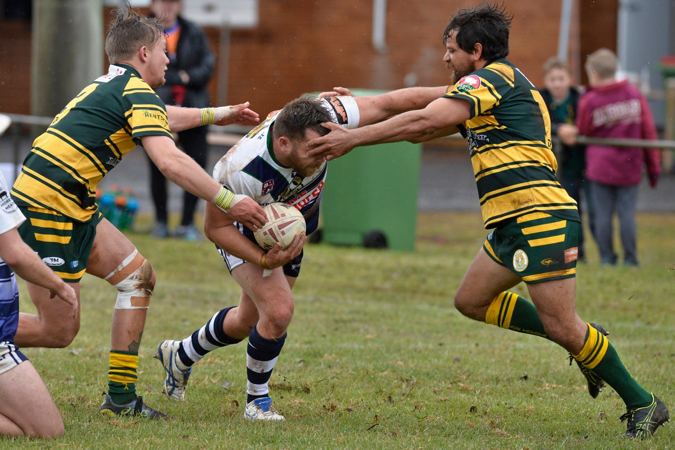 Corey Langton for Brothers against Wattles in TRL Premiership round nine rugby league at Glenholme Park, Sunday, June 2, 2019. Picture: Kevin Farmer