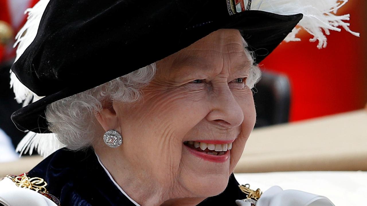 The Queen still carries out her duties with a smile on her face. Picture: Peter Nicholls / POOL / AFP