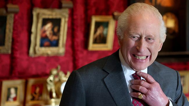 King Charles at Hillsborough Castle in Belfast, Northern Ireland. Picture: Getty Images