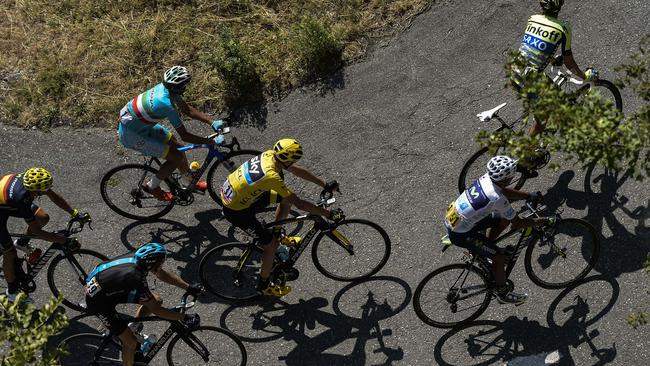 Froome has a stranglehold on the race as it continues in the Alps.