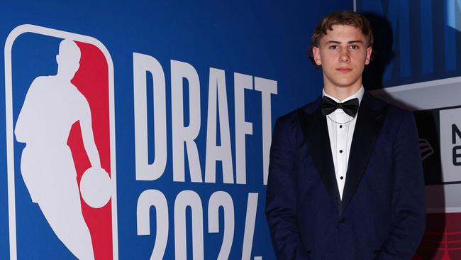 Furphy in attendance at the Draft. Sarah Stier/Getty Images/AFP