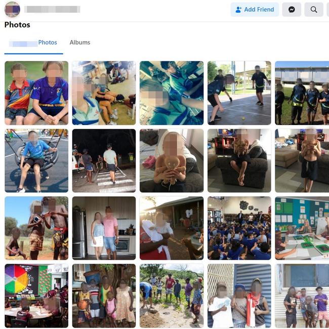 A FACEBOOK page has been reported to the Australian Federal Police and the NT Police after it posted unauthorised and random photos of children in the Northern Territory