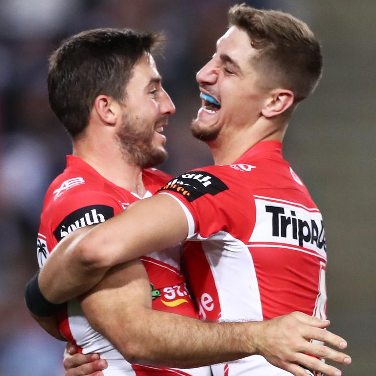 Ben Hunt and Zac Lomax. Picture: Matt King/Getty Images