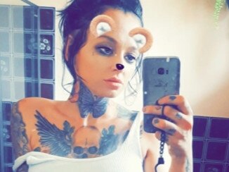 Toyah Tate, 28, of Charmhaven, was allegedly slashed by her sister Brittney after confronting her about sleeping with her boyfriend. Picture: Instagram