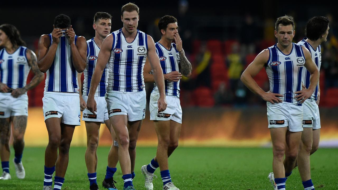 North Melbourne is years away from even thinking about playing finals, Gary Buckenara writes. Picture: Getty