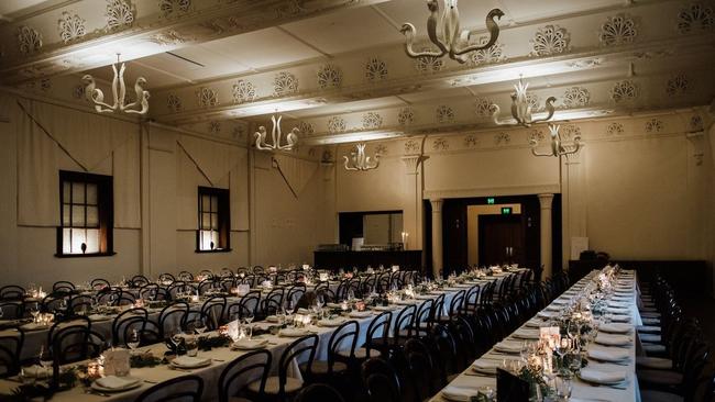 Cobra-style chandeliers formed part of the renovation.