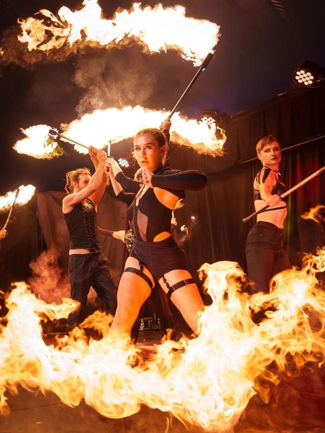 Fire and burlesque show Inferno is also a big hit this year.