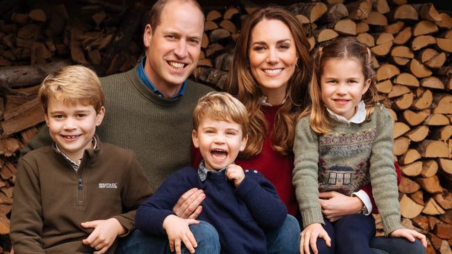 The children of the Duke and Duchess of Cambridge have made Mother’s Day cards in honour of “Granny Diana” this year. Picture: The Duke and Duchess of Cambridge/Kensington Palace via Getty Images