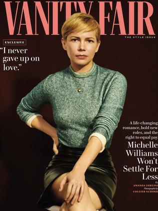 Michelle Williams in Vanity Fair.  Picture:  Supplied