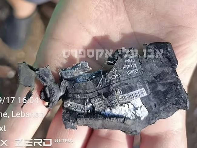 One of the exploded pagers in Lebanon.