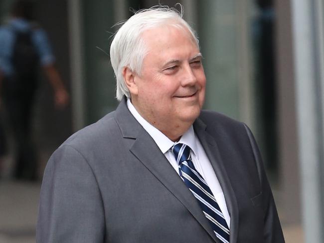 Clive Palmer arriving at Brisbane Court complex for various matters Photographer Philip Norrish NO BY LINE