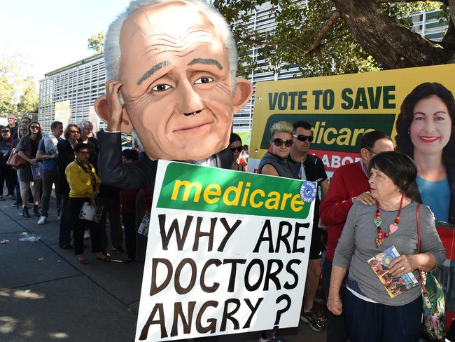 The so-called ‘Mediscare’ campaign has dominated Labor’s message this election. Picture: Dan Peled