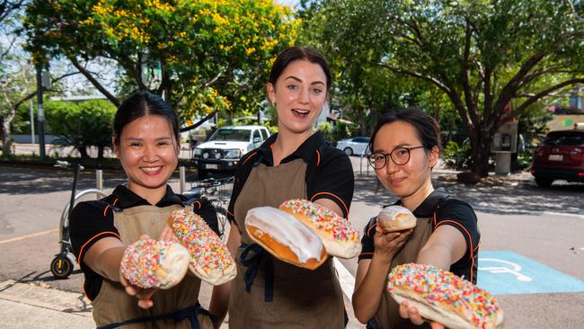 Parap Bakery team members has had praise heaped upon it after its finger buns were the best in the Territory. Picture: Pema Tamang Pakhrin