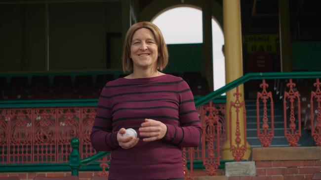 Transgender cricketer Erica James at the SCG. Source: Cricket Australia