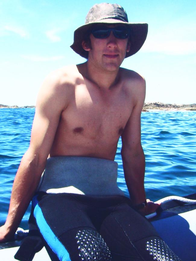 Jarrod Stehbens was taken by shark while conducting scientific investigations off Glenelg beach in 2005.