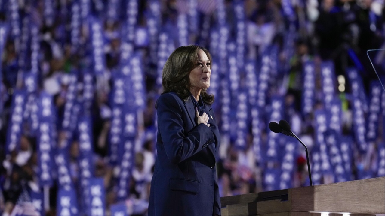 Kamala Harris reaching out to the middle in DNC address