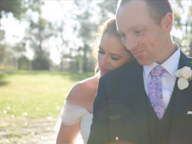 Erin and Nicholas Gilbert on their wedding day. Picture: Facebook