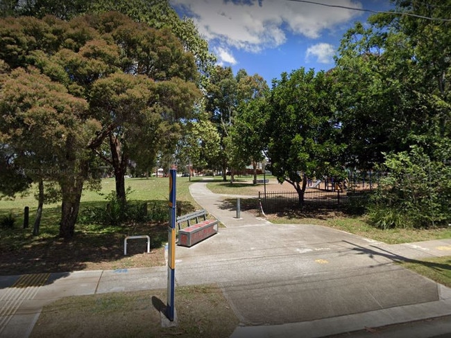 Children were accused of bullying at Fairfield Heights Park on Station St. Picture: Google Maps.