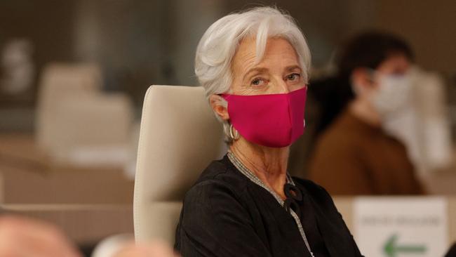 European Central Bank (ECB) President Christine Lagarde. Picture: AFP