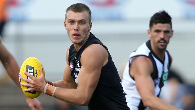 How will Collingwood stop Patrick Cripps? Picture: AAP Image/Sean Garnsworthy