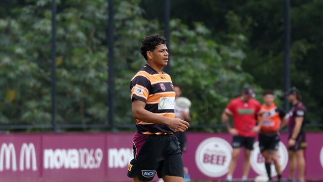 Selwyn Cobbo, Brisbane Broncos training, Red Hill. Picture: Liam Kidston