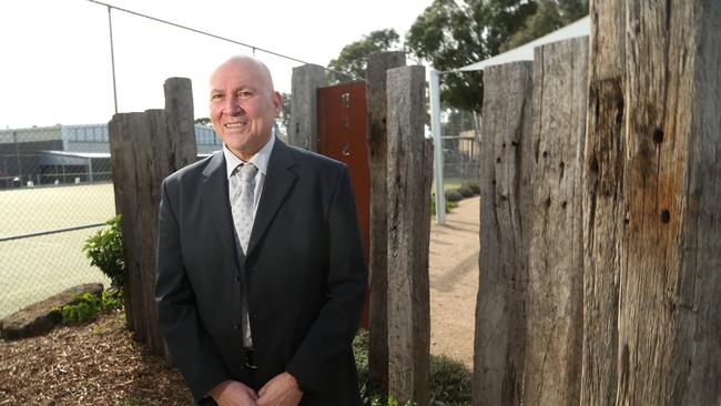 Long-serving Doncaster Secondary College teacher Jeff Pavlou at Doncaster Secondary College. Picture: Hamish Blair