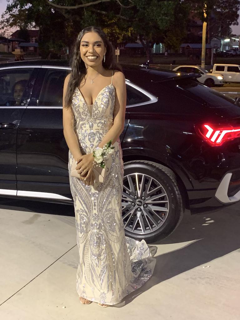 Students arrive at Maryborough State High School's formal.