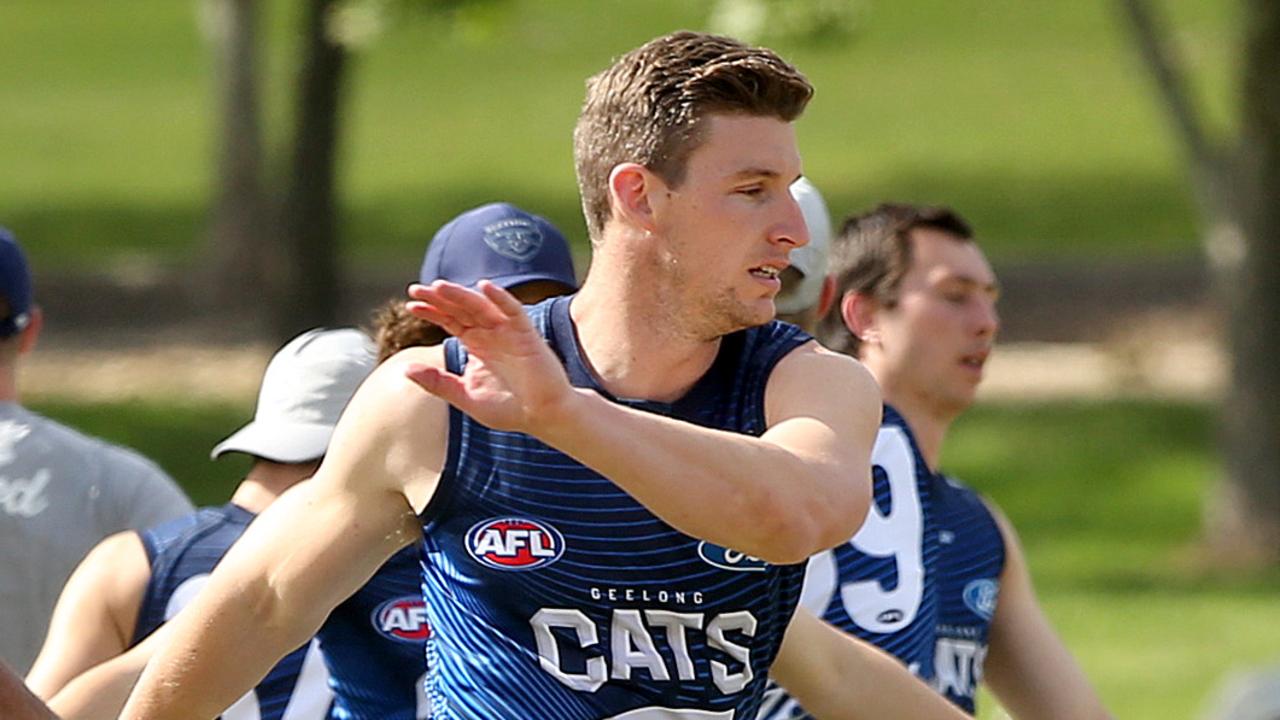 Josh Jenkins has started training at Geelong. Picture: Alison Wynd