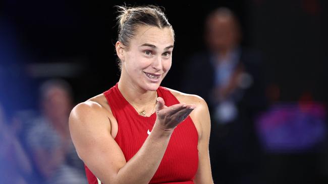 Sabalenka has been in imperious form at Melbourne Park. (Photo by David GRAY / AFP)