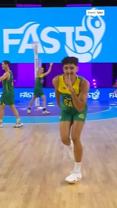 Aussie male netball team wows crowd with NSYNC routine