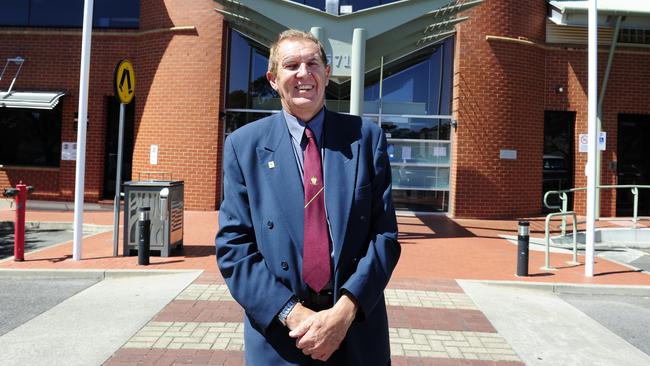 Tea Tree Gully incumbent Mayor Kevin Knight at the Tea Tree Gully council chambers. Picture: Mark Brake