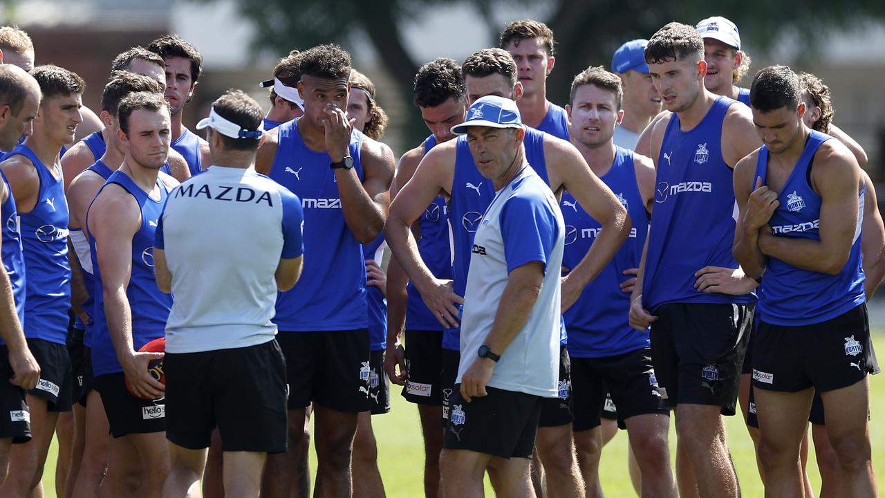 AFL preseason games North Melbourne v Richmond Standouts, stats