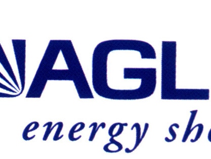 Artwork - Australian Gas Light (AGL) energy shop logo.