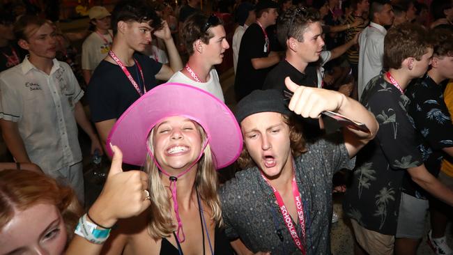 Schoolies on Gold Coast is changing, with lots of people now preferring the more chill vibes of Byron Bay. Photograph: Jason O'Brien