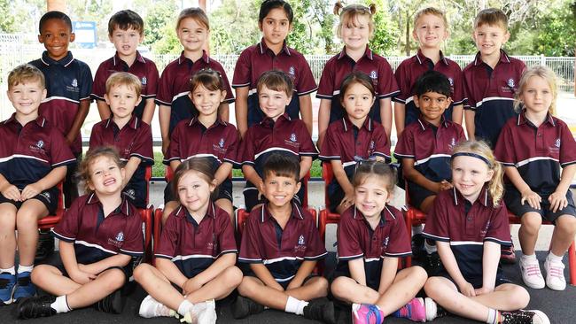 MY FIRST YEAR: Fraser Coast Anglican College Prep Wombats. Picture: Patrick Woods.